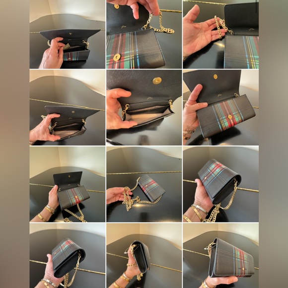 NWT Luxury Minimalist RARE Preppy J. Crew Convertible wallet bag w/chain strap - Picture 14 of 17